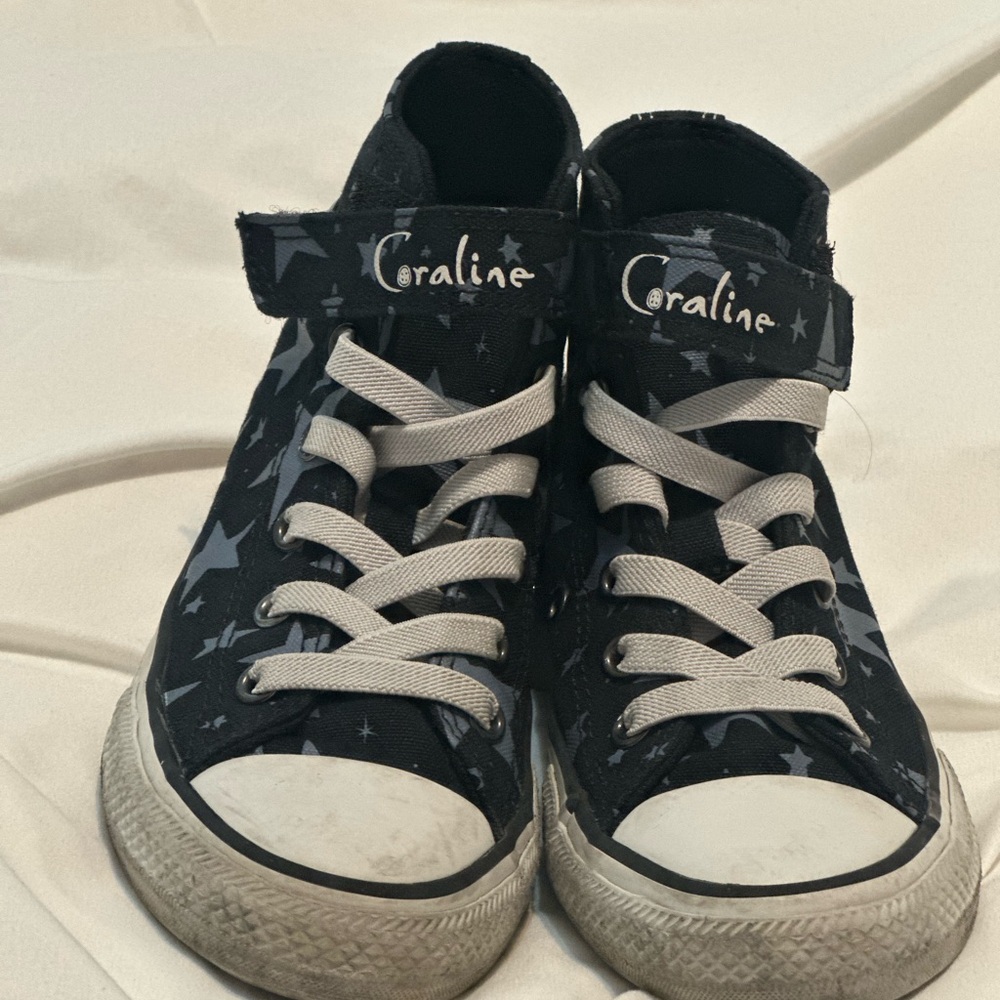 Kids High-Top Sneakers - Black